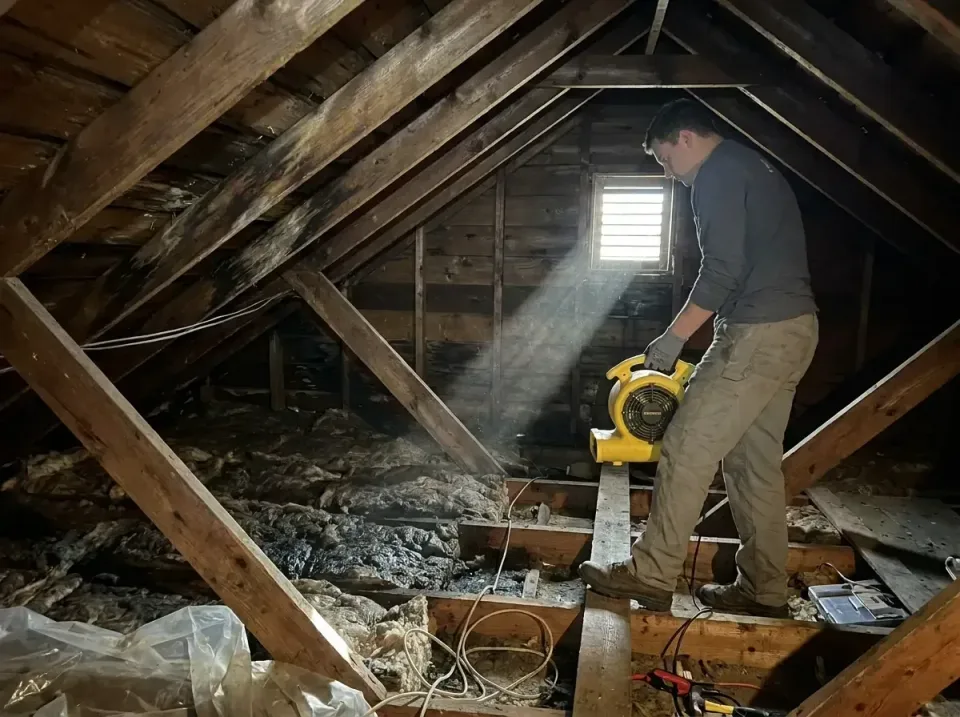 attic-water-damage-drying-proc-007 — frequently asked questions, Emergency Water Extraction & 24/7 Flood Response in Crete,…